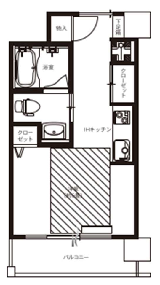 1K間取り